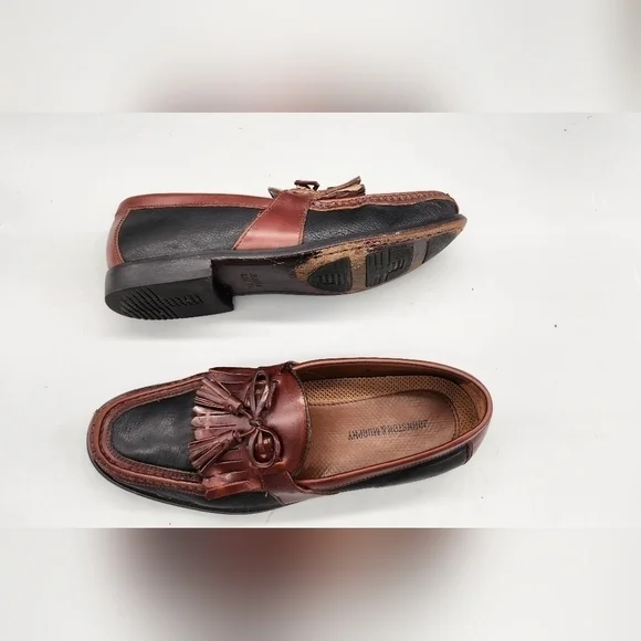 Johnston & Murphy Shoes Men 10 Aragon II Kiltie Tassel Narrow